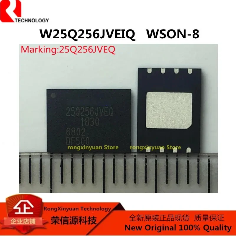 5Pcs W25Q256JVEIQ 25Q256JVEQ W25Q256JVEQ W25Q256JV 3V 256M-BIT SERIAL FLASH MEMORY WITH DUAL/QUAD SPI Original New 100% quality