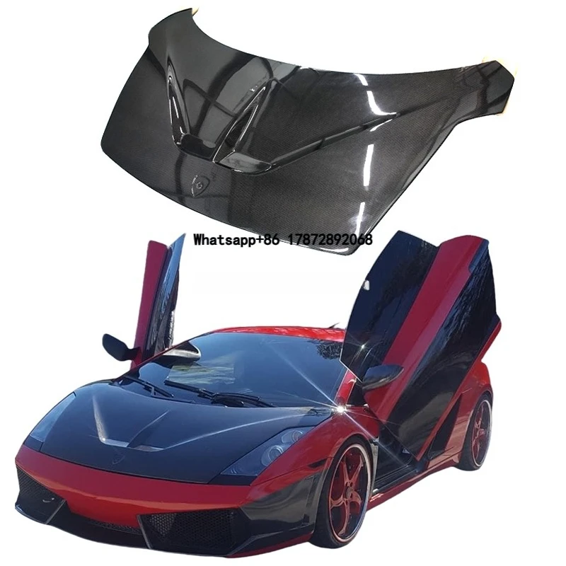 

Car Modification Parts for Gallardo Lp540 Carbon Fiber Front Hood Bonnet Lid for 2004-2008 LP550 Engine Cover