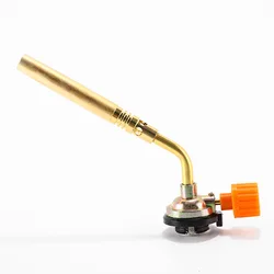 Welding Gas Flame Gun Butane Burner Brazing Flamethrower Portable Soldering Heat Gun Outdoor Camping BBQ Equipment