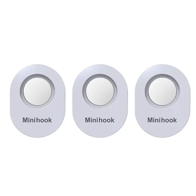 Sticker For TV, Air Conditioner Remote Control Holder Magnetic Storage Organizer Wall Mount 3 Pieces-A32R
