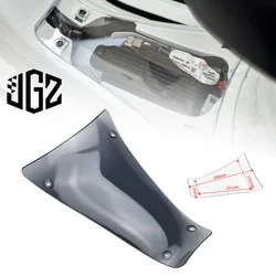 Motorcycle Front Battery Cover Footboard Center Guard ABS Transparent For VESPA GTS150 250 300 GTV 300 HPE 2013-2024 Accessories