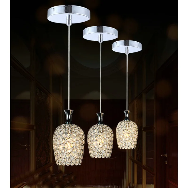 Imagem -02 - Modern Crystal Chandelier Pendant Light Home Appliance Fixtures Escadas Quarto Sala de Estar Ouro Lâmpadas Presentes do Dia dos Pais Novo 2024