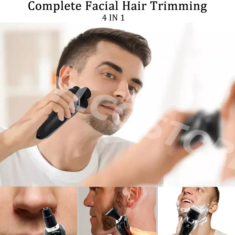 High Quality Electric Shaver Waterproof Fast Charging Men's Shaver Rechargeable Electric Razor Beard Trimmer Shaving Machine