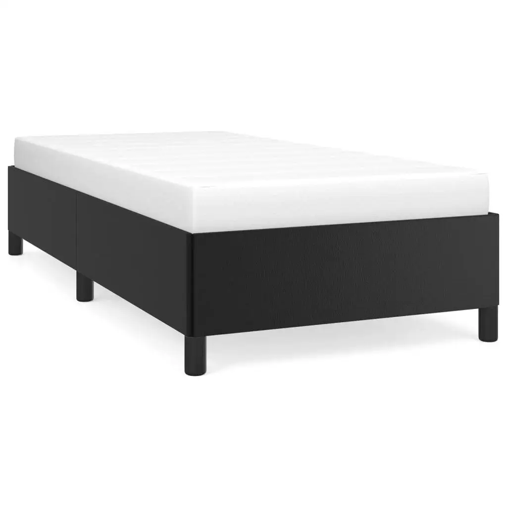 Twin XL Faux Leather Bed Frame (39.4x79.9) - No Mattress Included, Stylish & Durable Design