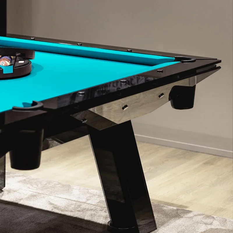 Factory Hot Sale Deluxe Black Glass 7ft 8ft 9ft Pool Table Pool Sports Customizable Snooker Pool Table