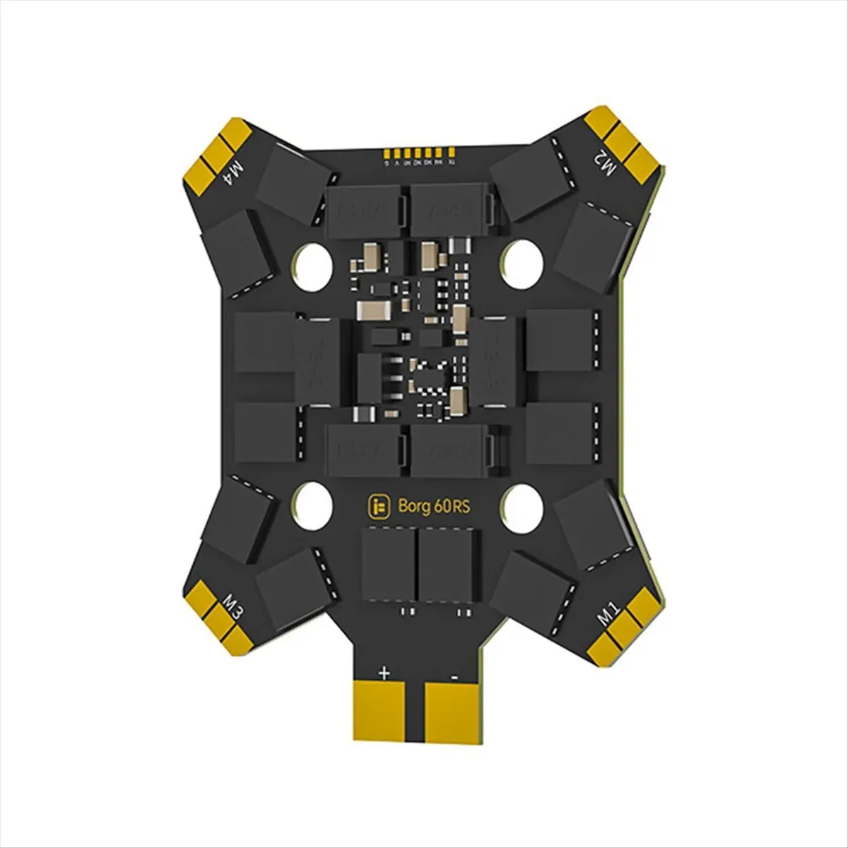 Borg 60R ESC, 60A, 4-8S, for FPV racing RC drones, anti-ignition. Electronic Speed Controller PCB