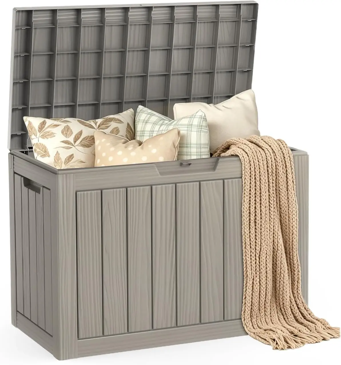 Outdoor Storage Box Waterproof,Lockable, for Patio Furniture Cushion, Garden Tool, Poolside Supply, Outside Storage Bin