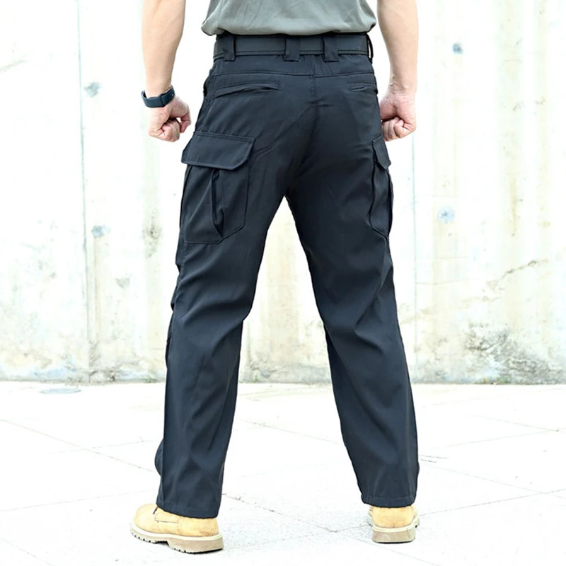Pantalones tácticos transpirables para hombre con bolsillos cargo - imagen 3