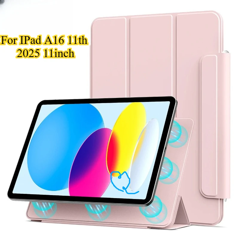 

Magnetic Split Tablet Case for Apple IPad 2025 A16 11th Air 11 13 Pro 13 Mini7 Air 4/5t/6h Pro 11/12.9 Inch Magnetic Buckle Case