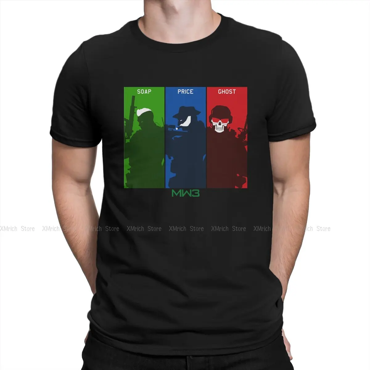 Call Of Duty Modern Warfare II Creative TShirt for Men MW Remastered Round Collar  T Shirt Distinctive Gift Clothes OutdoorWear