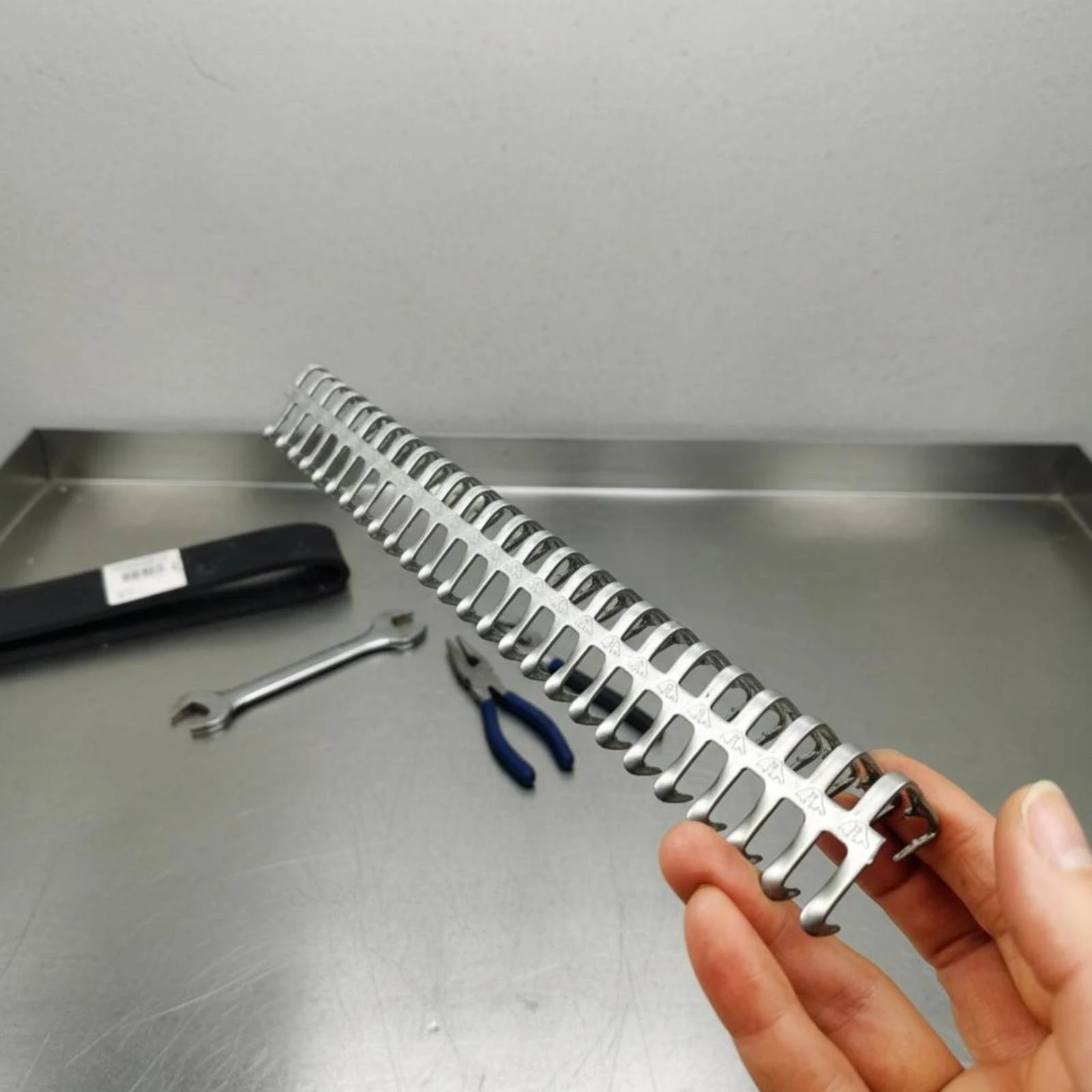 Belt Buckle Connector 304 Stainless Steel Metal Fastener Strip Toothed Connector Strip Interlocking