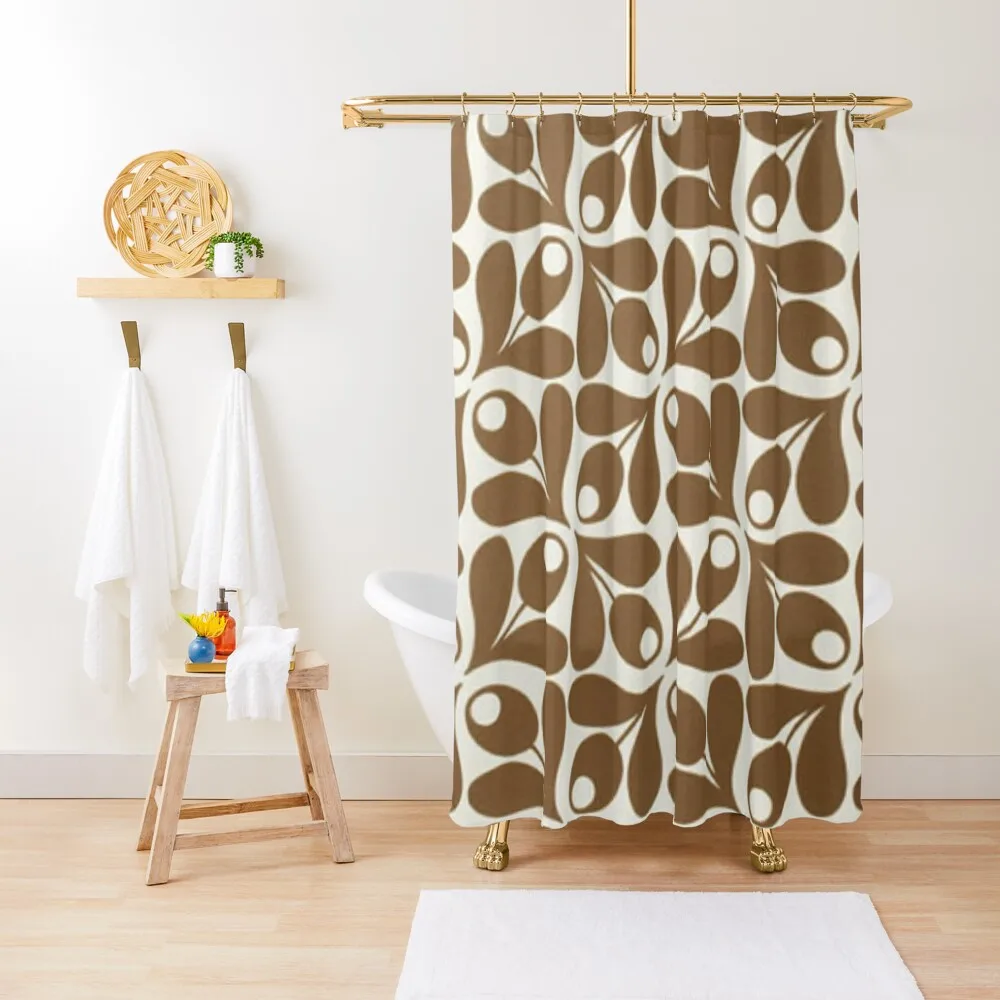 

orla kiely acorn,brown,kiely pattern, orla kiely designShower Curtain For The Bathroom Bathroom Decor Curtain