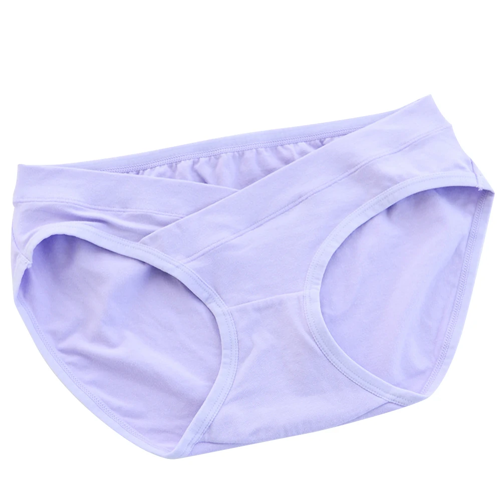 

Cotton Maternity Underwear Low Waist 29cm Waist 33cm Hip 21cm Thigh Pregnant Women Bump Support Soft Stretchy Breathing