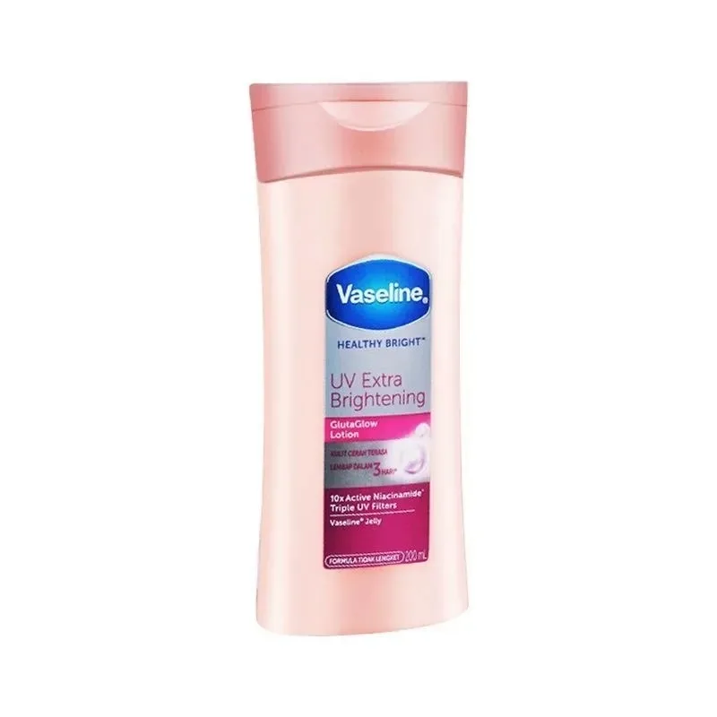 Vaseline Niacinamide Bodylotion verlicht de droge en gedehydrateerde huid Exfolieert en verheldert de huidskleur Hydraterende bodylotion