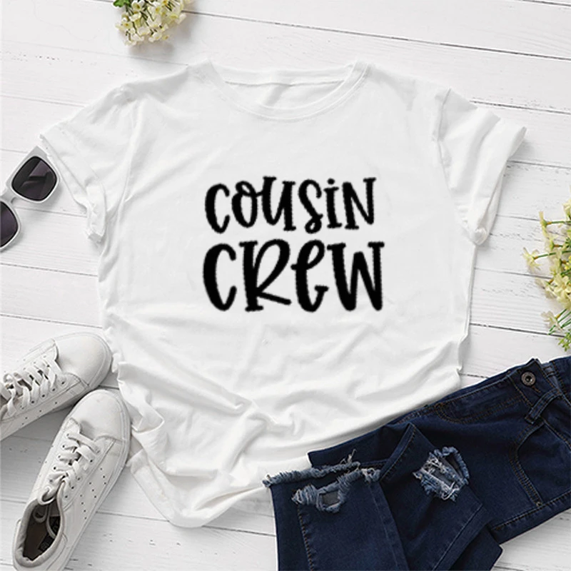 

Cousin Crew Matching Family Shirts Family Gifts Matching TShirt y2k aesthetic graphic t shirts goth harajuku