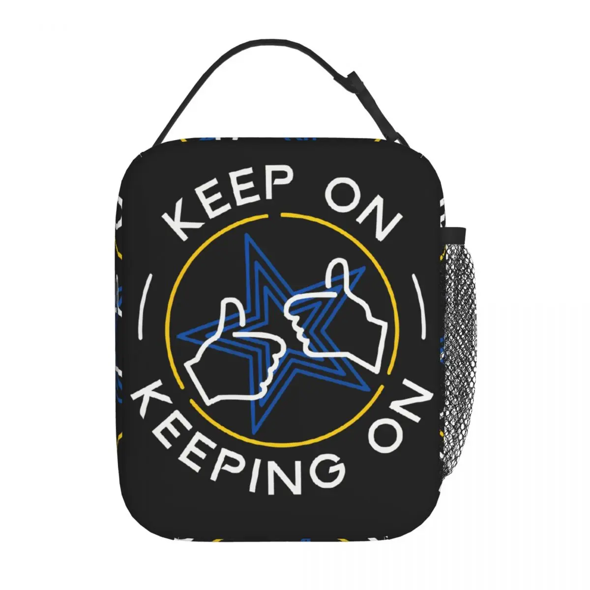 

Death Stranding Keep On Keeping On Изолированные сумки для обеда Контейнер для еды Термосумка Tote Ланч-бокс Сумка для еды для школьного пикника