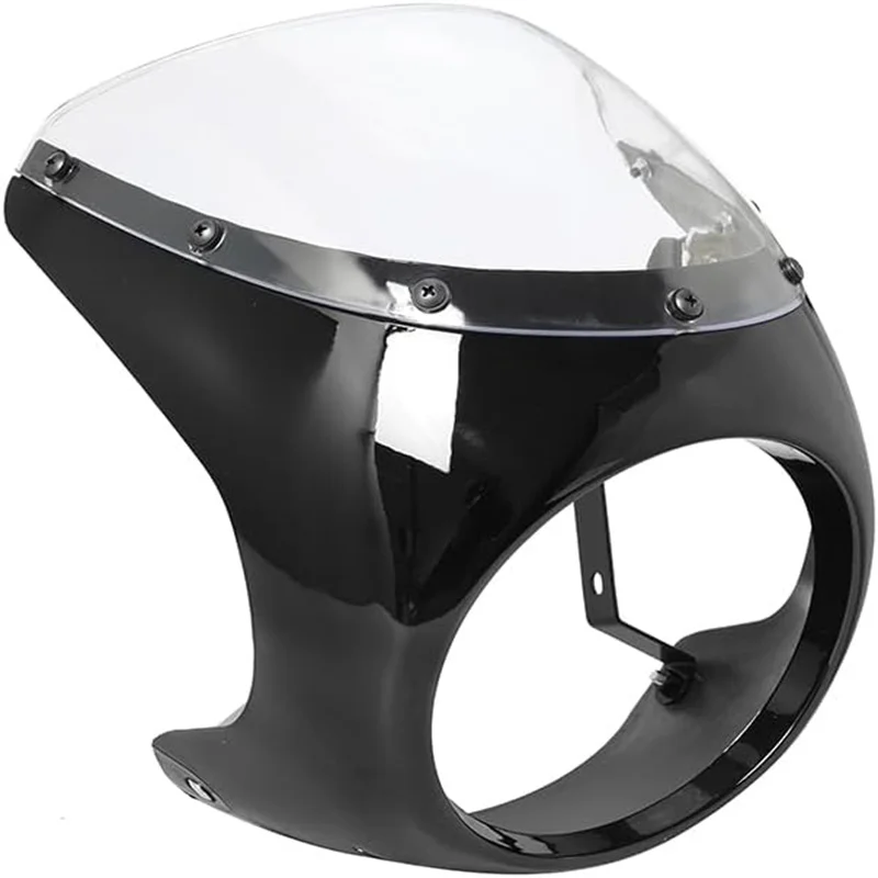 7 Inch Headlight Shade Fairing Motorcycle Front Headlight Cover Retro Waterproof Anti-fall Fairing Modification Accessories image 4