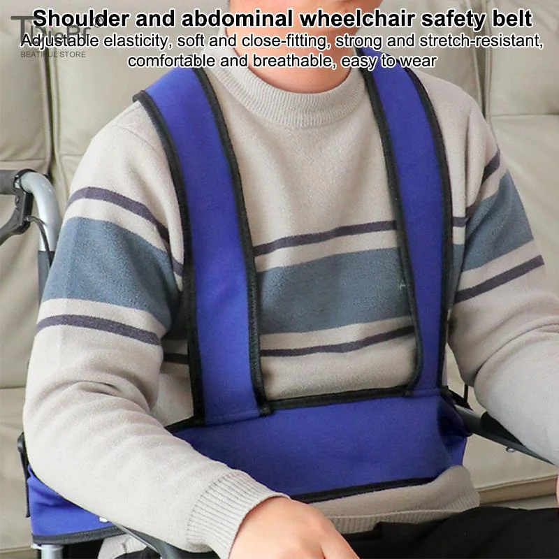 

Wheelchair Waist Strap Belt Breathable Elderly Wheelchair Anti-Fall Azimuth Support Fixing Straps Nursing Band For Elderly