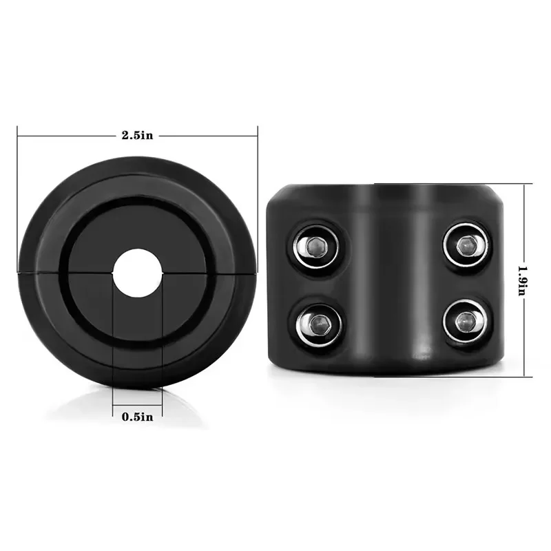 Universal Rubber Winch Cable Stopper, Winch Rope Line Saver Hook Stopper for ATV UTV Truck Cable