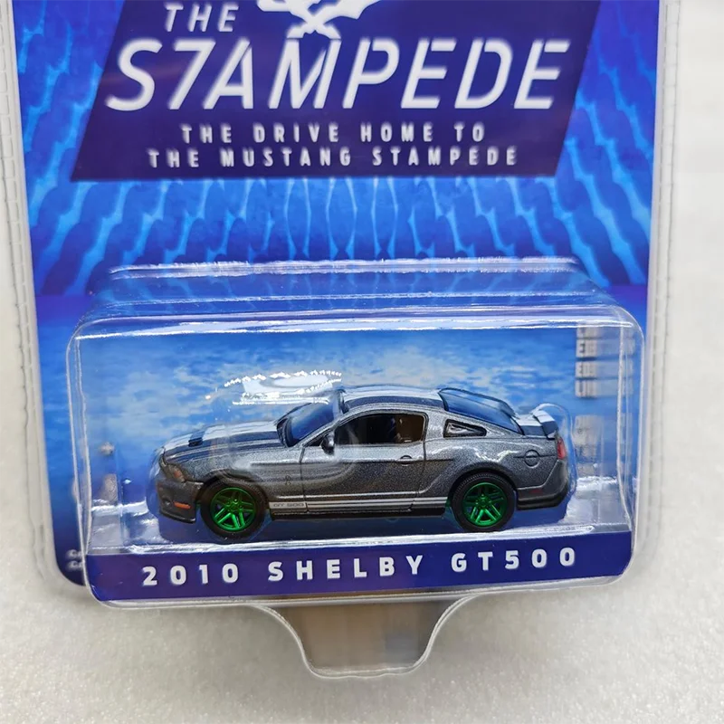 Diecast 1:64 Scale 1 -2010 Shelby GT500 Alloy Car Model Collection Souvenir Display Ornaments