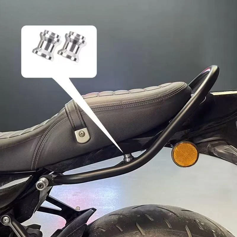 For Kawasaki Z900RS/SE/CAFE 2018-2025 22mm 25mm Steel Rear Pillion Luggage Rack Passenger Grab Rail Motorcycle Accessories