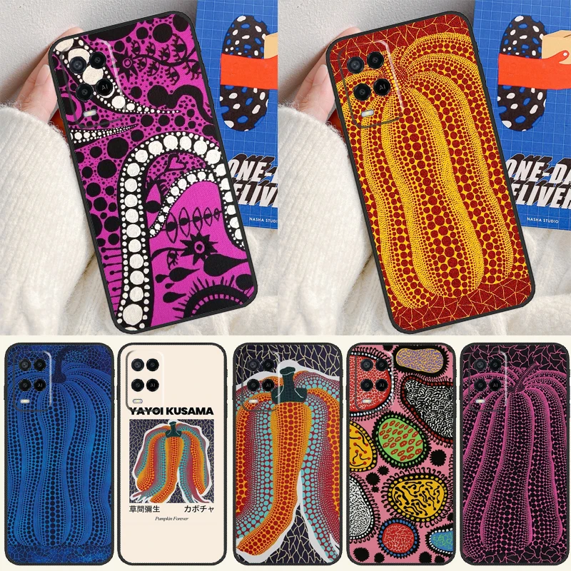 Yayoi Kusama Pumpkin Art For OPPO A57 A77 A78 A17 A16 A76 A96 A15 A52 A72 A91 A93 A54 A74 A94 A5 A9 A31 A53s A54s Case