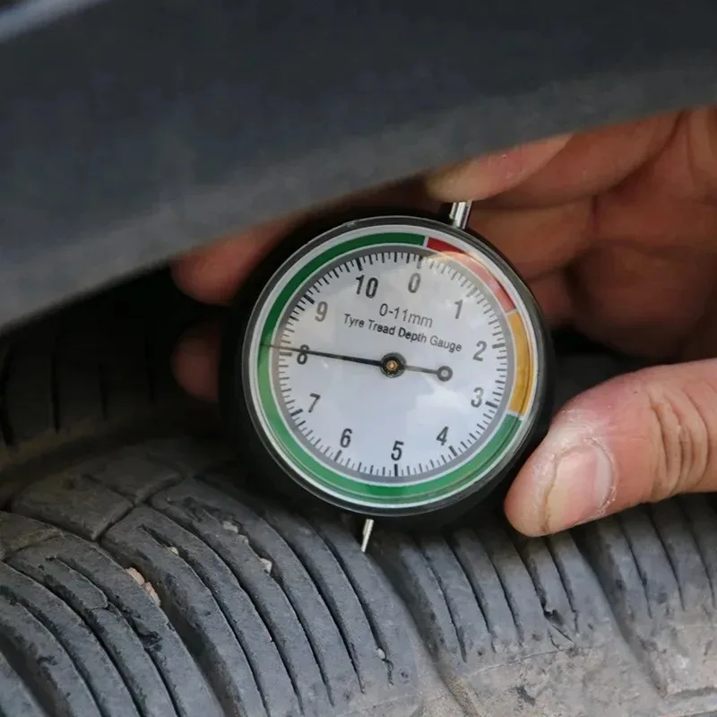 

Tire Tread Depth Gauge Car Tire Tread Meter Measurer High Accuracy Tyre Measure Tool Brake With Storage Bag Auto Accessories