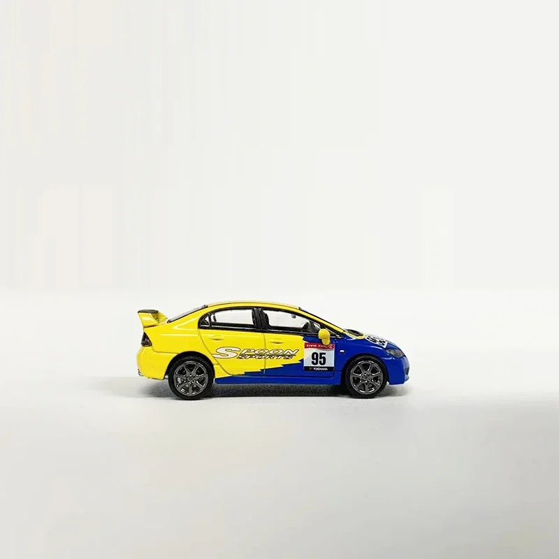 DCT 1:64 نموذج سيارة سيفيك Type-R FD2 مجموعة مركبات مصبوبة مصنوعة من خليط معدني-ملعقة رقم 95