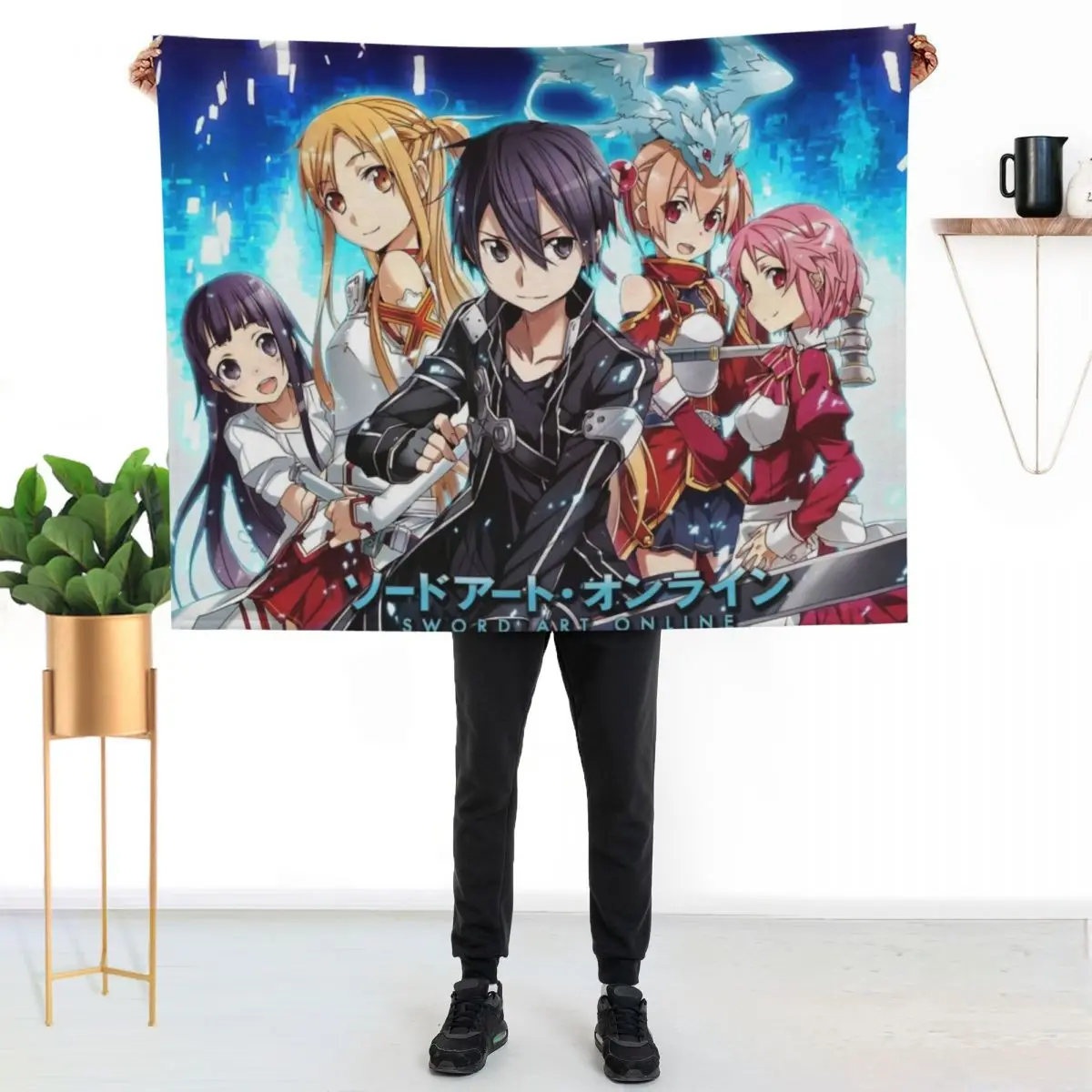 Sword Art Online 24 Throw Blanket Luxurious Soft Blanket Holiday Gift for Family