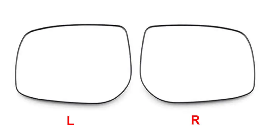 Car Mirrors For Toyota Corolla / Corolla EX 2007-2013  Car Exterior Side Mirrors Reflective Lens Rearview Mirror Lenses Glass