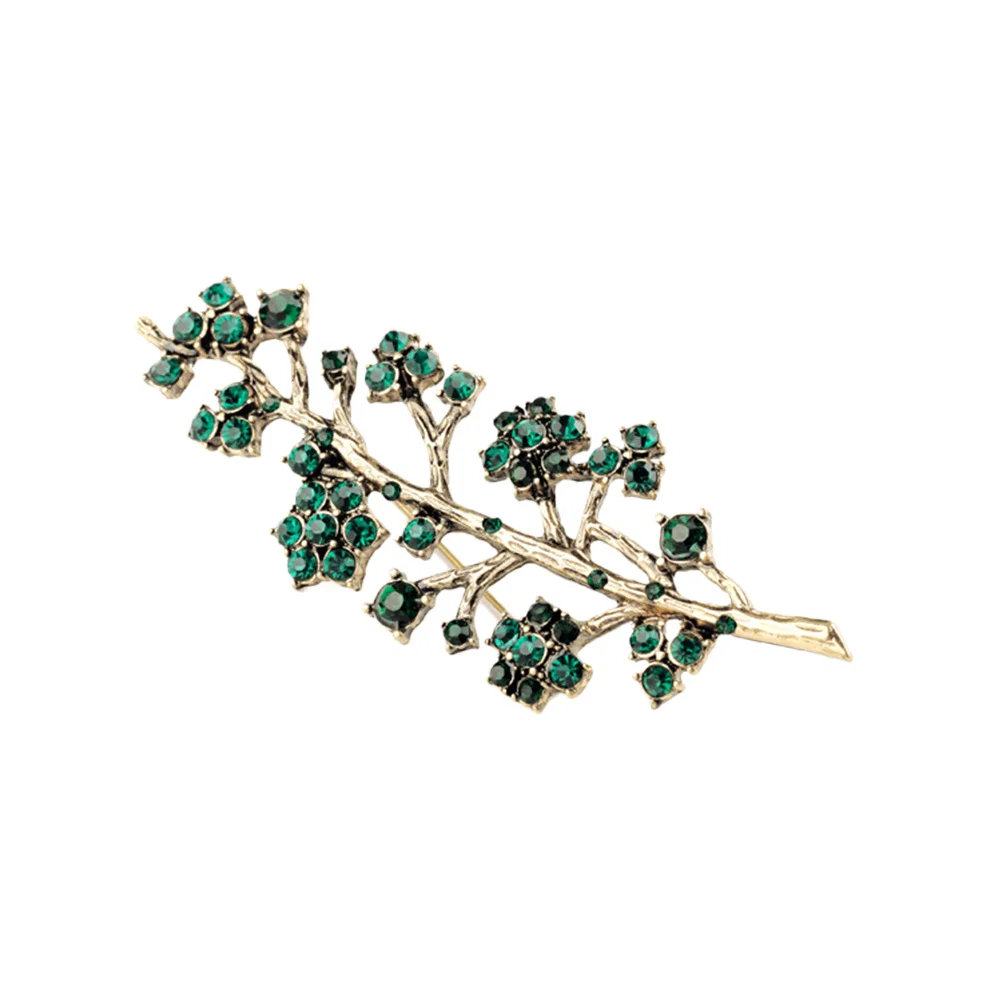 

1pc Rhinestone Brooch Shaped Alloy Clothes Pin For Women Elegant Clothes Pin Daily Wear Jewelry Gift Fashion Accessory