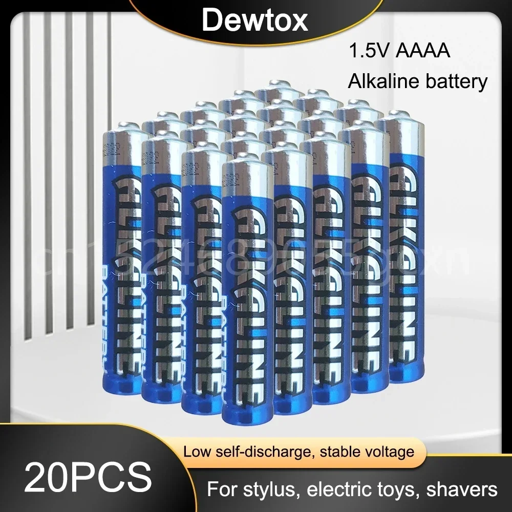 20pcs/lot 1.5V LR8D425 AAAA Alkaline Batteries Primary Batteries for Bluetooth Speaker Headset Laser Pen Touch Pen Dry Batteries