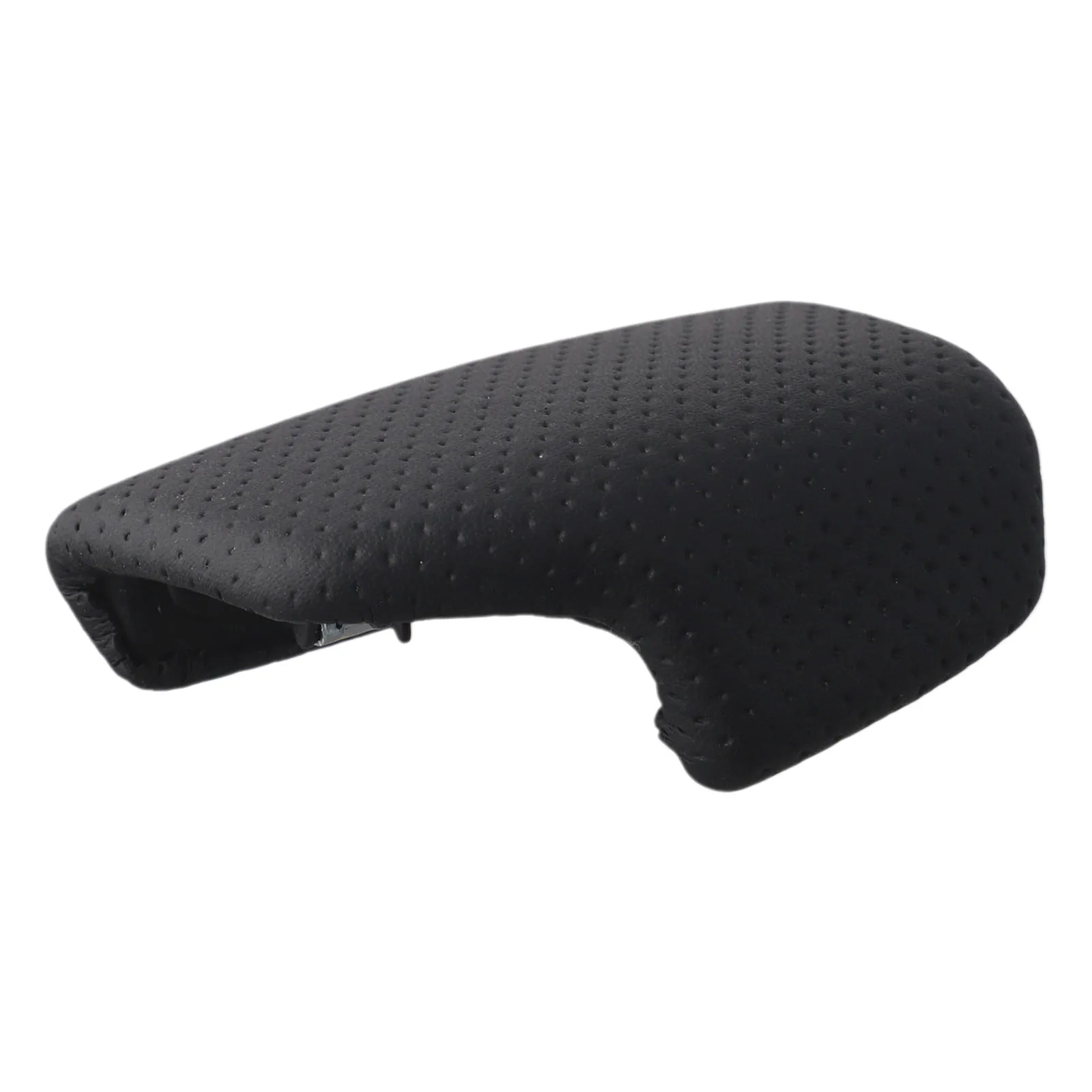 

Черная кожаная ручка переключения передач, кожаный чехол, аксессуары для салона автомобиля, чехол для ручки переключения передач, удобная ручка, модернизация салона автомобиля