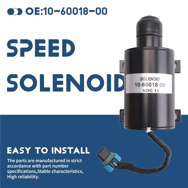 Speed Control Solenoid 12V 10-60018-00 For Carrier Superstar Transicooler Transicold Supra Reefer 450 844 750 950 1300 MT Engine
