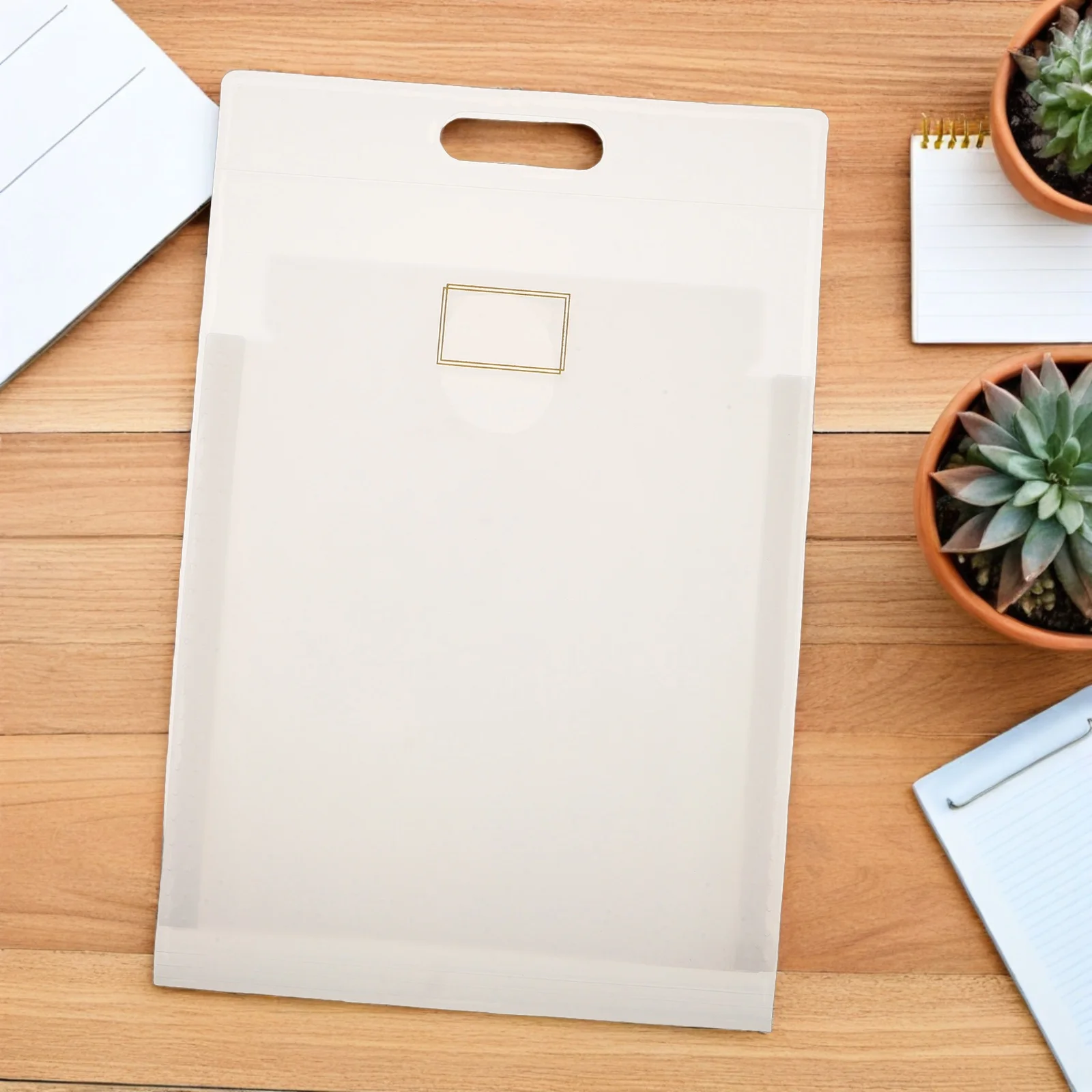 

4Pcs A4 Expandable Accordion File Organizer Portable Document Storage Bag Office School Home Receipts Contracts