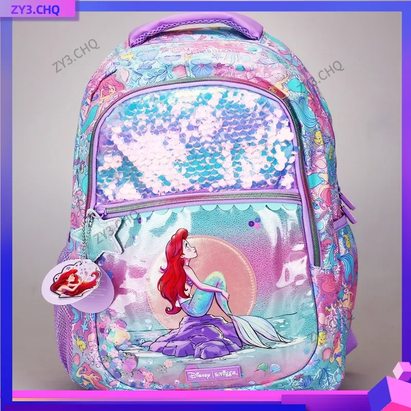 

New Australia Smiggle Mermaid School Bag Children Stationery Student Pen Case Lunch Bag Backpack Children'S Gift