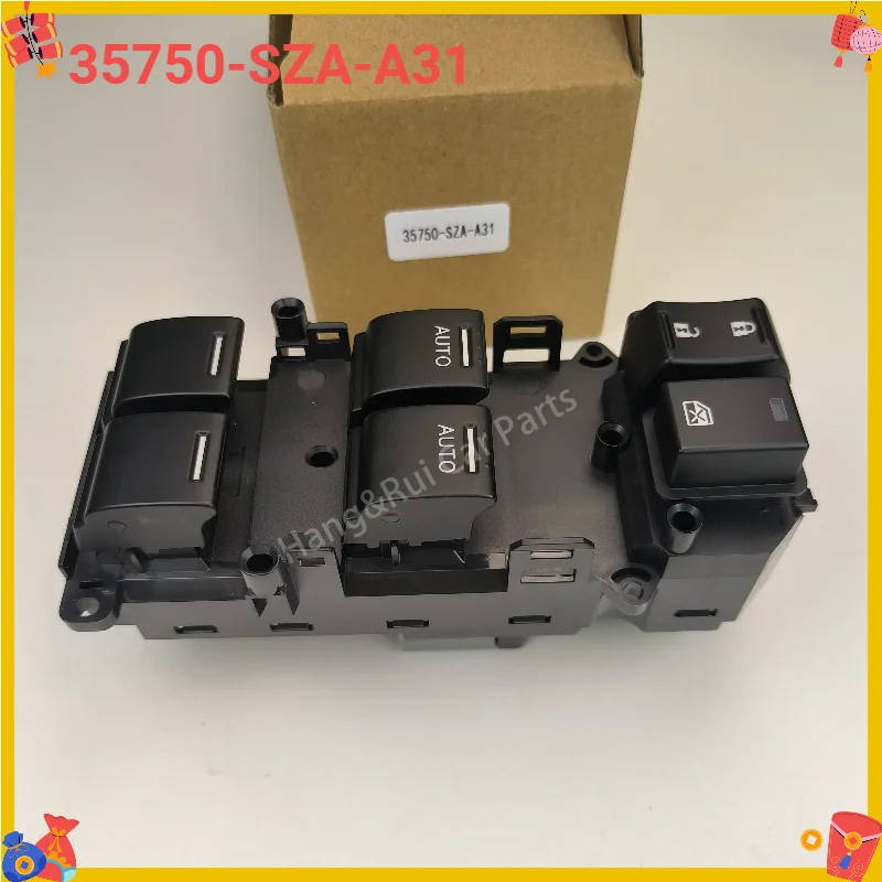 35750-SZA-A31 LHD Power Window Button Switch For Honda Accord 8 VIII For Pilot 11-15 For Accord EX EX-L 08-12 For Acura TL 09-14