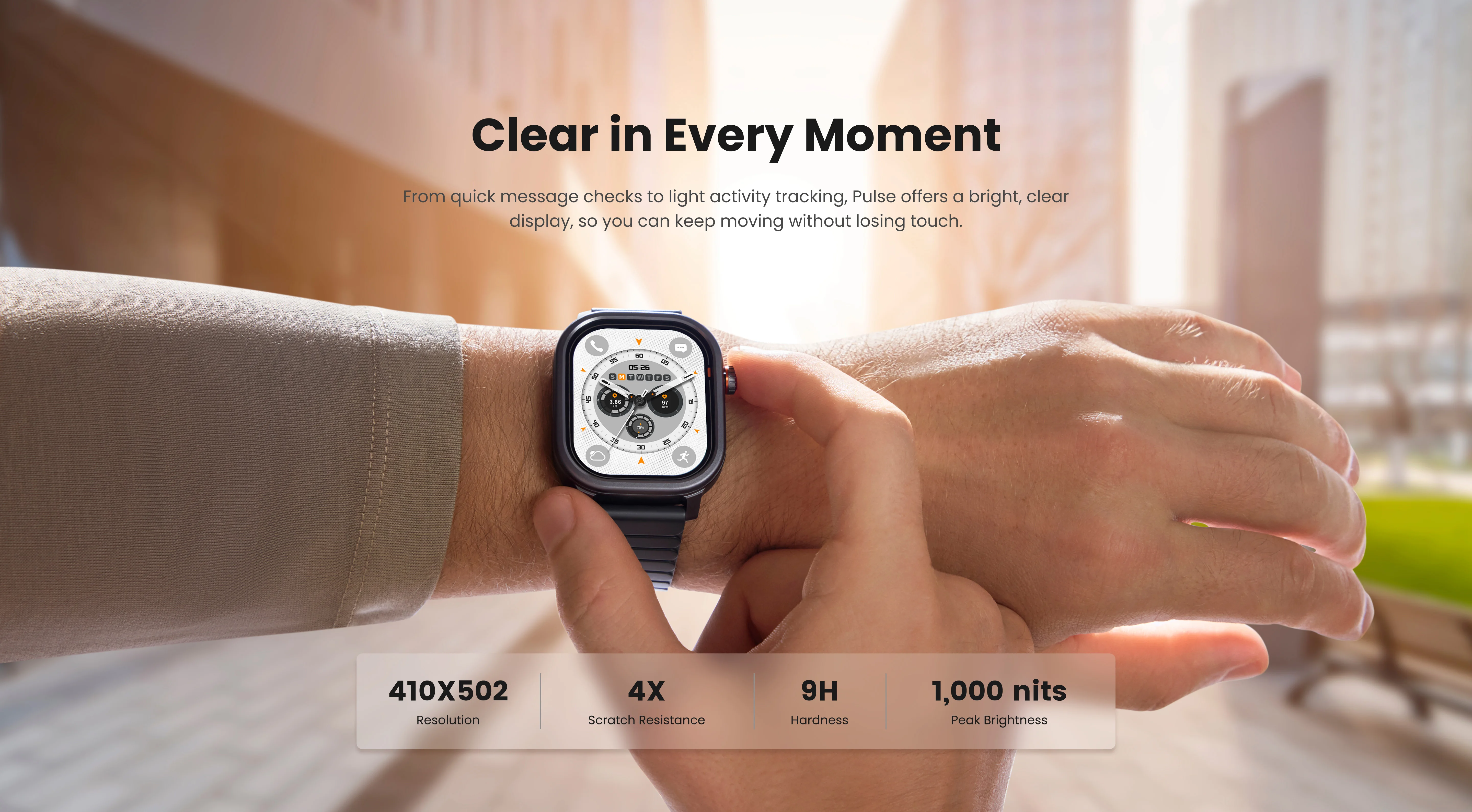 2025 KOSPET PULSE Herren- und Damen-Smartwatch, IP68, wasserdicht, BT-Anruf, 180 Freestyle-Trainingsmodi, genaue Gesundheits-Fitnessüberwachung – Detail 4