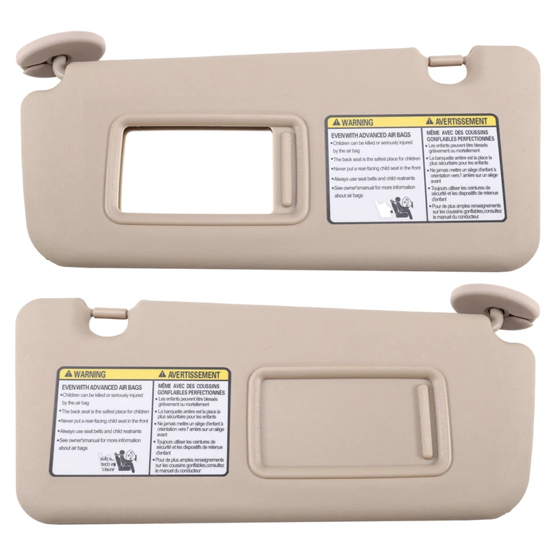 Super Sale 74320-42420-B0 Car Sun Visors Sunvisor with Makeup Mirror for Toyota RAV4 2004-2005 Car Accessories LHD