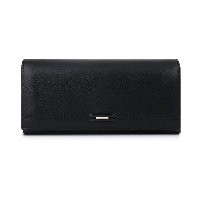 Fashion Long Women Wallet Zip Coin Purse PU Leather Wallets for Women Fold Purses Female Card Holder Walet Green Black Red