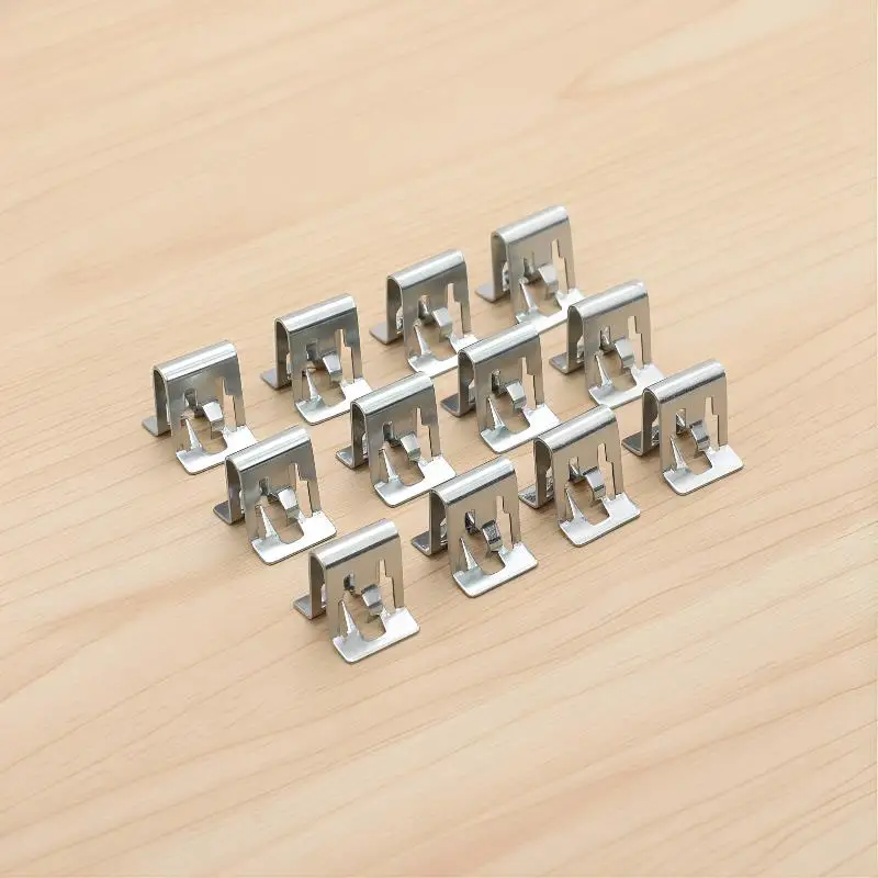 Metal Fastener Clips Iron Buckle  Universal Use Car Door Sill Dashboard Panel Easy Snap Fix