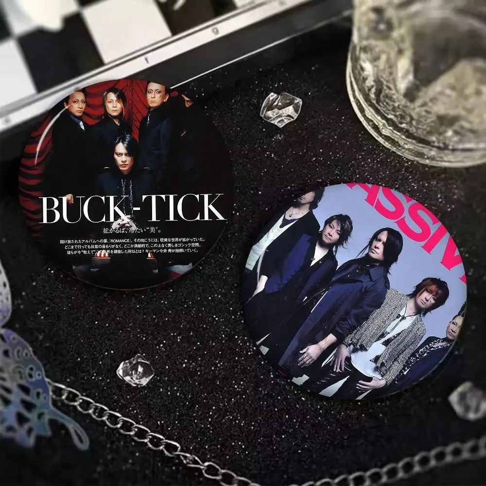 New Wave Gothic B-Buck T-Tick Vintage band Tinplate Soft Button Pin Brooch Metal Badge Custom Jewelry Accessories Hat Bag Lapel