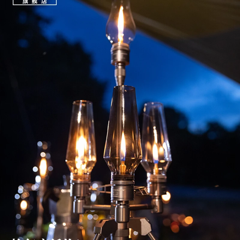 

Outdoor Camping Atmosphere Light Retro Style Outdoor Lighting Candle Light Camping Gas Light