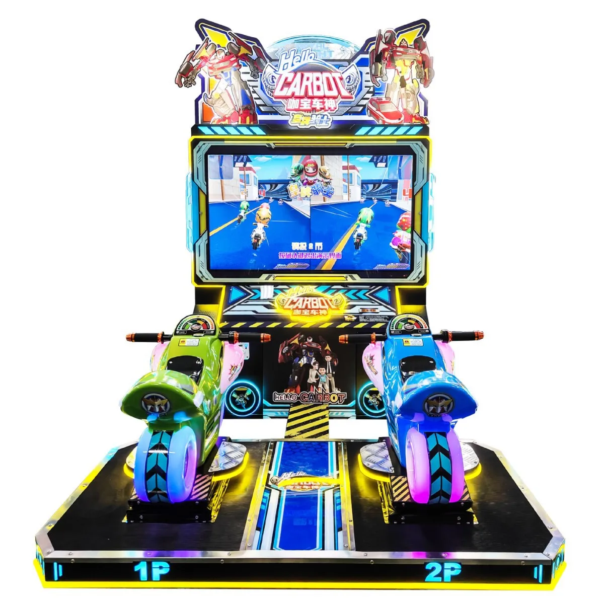 Game console double motorcycle racing machine video game city equipment