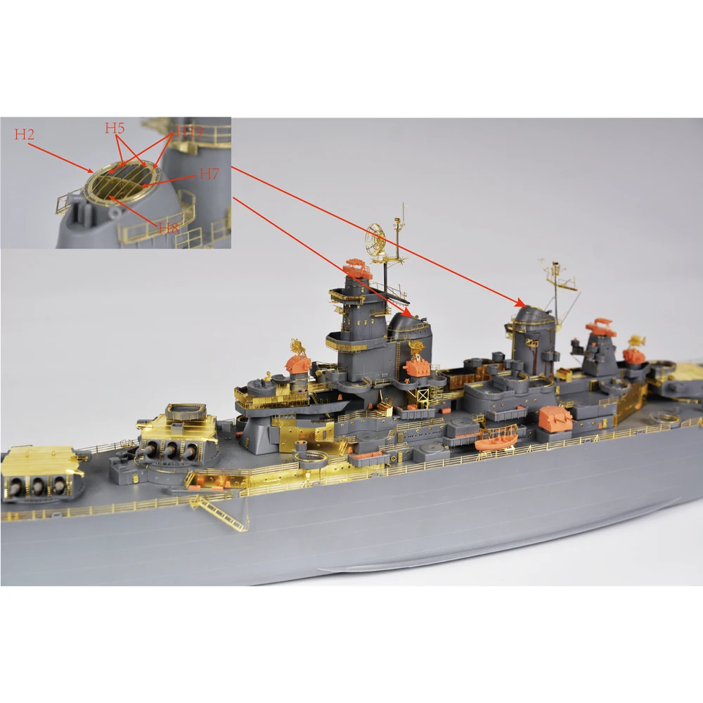 SSMODEL SS350310 1/350 Model Upgrade Sets USN WWII Missouri  For VF350909