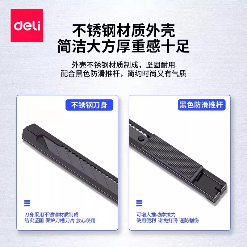 الجديد في سكين فائدة ذو شفرة سوداء، سكين قطع الورق الصغير، سكين تفريغ سريع، سكين من الفولاذ المقاوم للصدأ، سكين نحت للفن