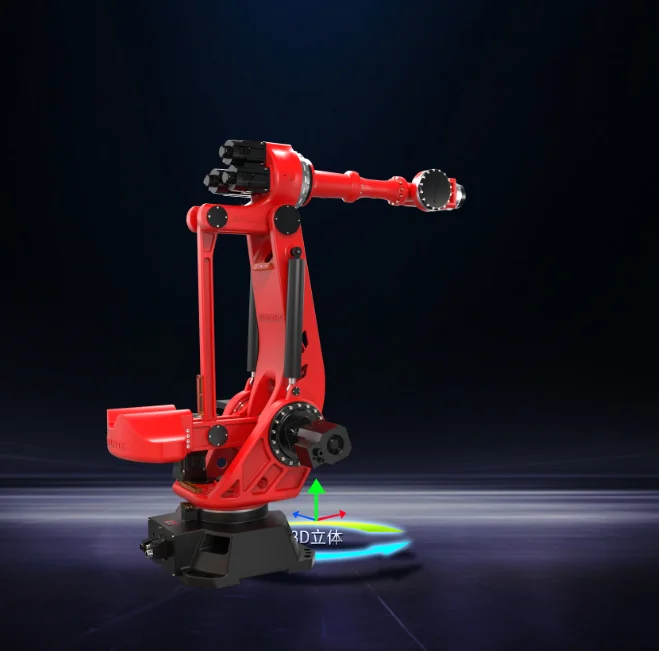 Heavy Robot Arm BRTIRUS3050B Industrial Robot BORUNTE Control Lifting Handling Stacking Loading And Unloading Robot Arm