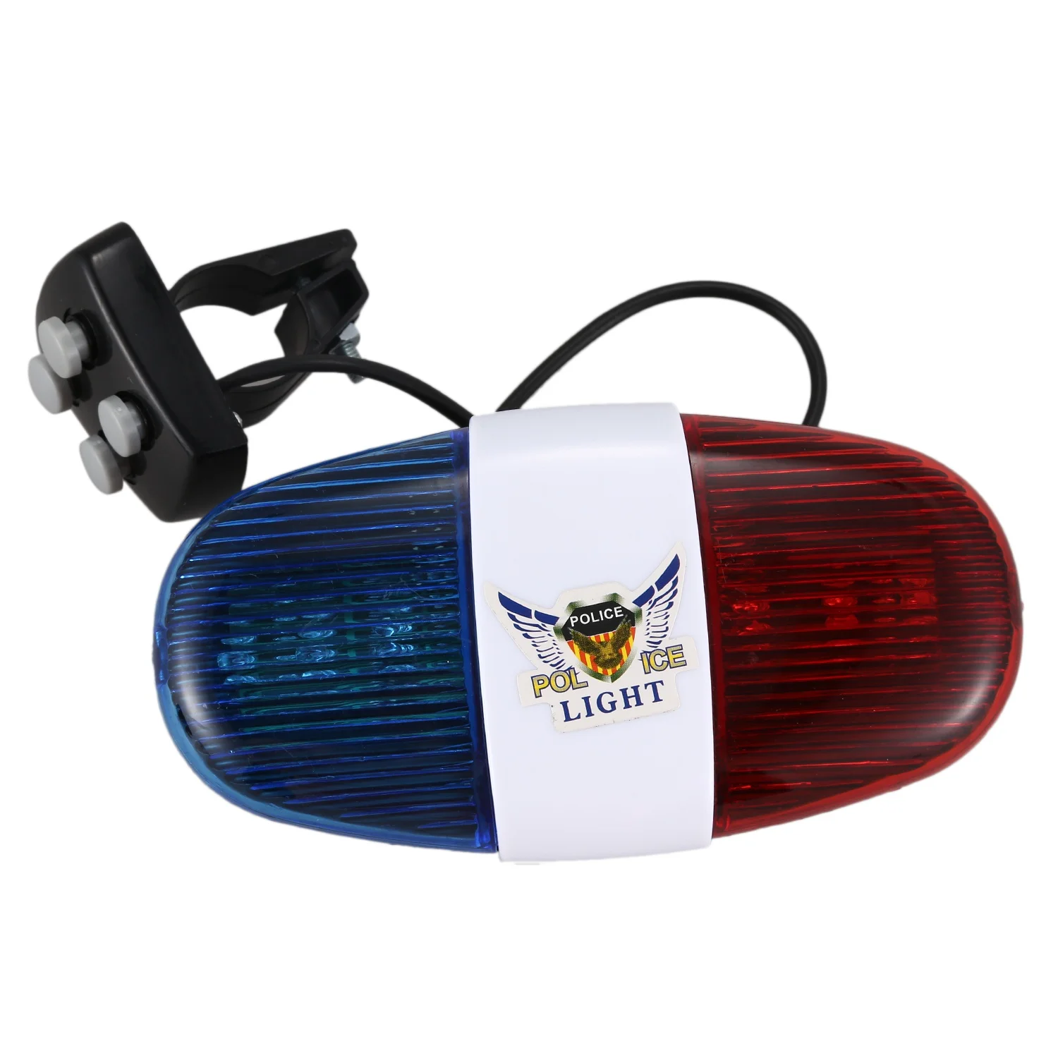 

XZ2-ChBicycle Cycling 4 Tones 6 LED Electronic LED Warning Lights Siren Horn Beeper