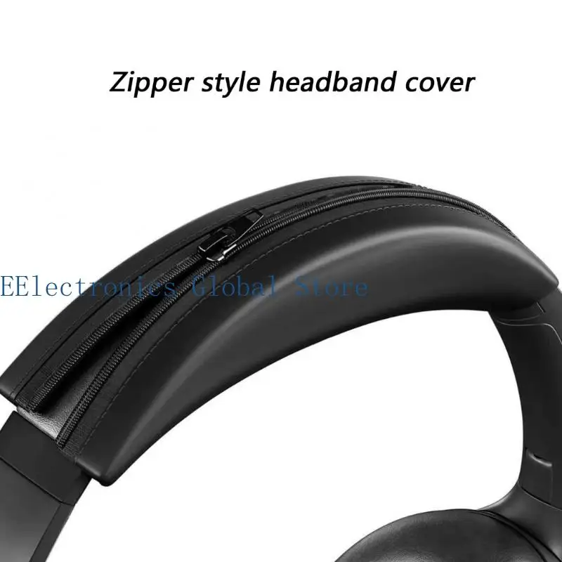 462B Flexible Headphone Headband Cover Soft Washable Headbeam Pad Sleeve for EH500 Headphone Repalcement Repair