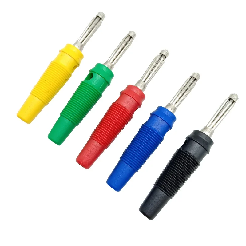 10PCS 4mm Banana Plug (Plug + Socket Connector) Binding Post Lantern Plug Male Female Pair Terminal Breadboard Socket